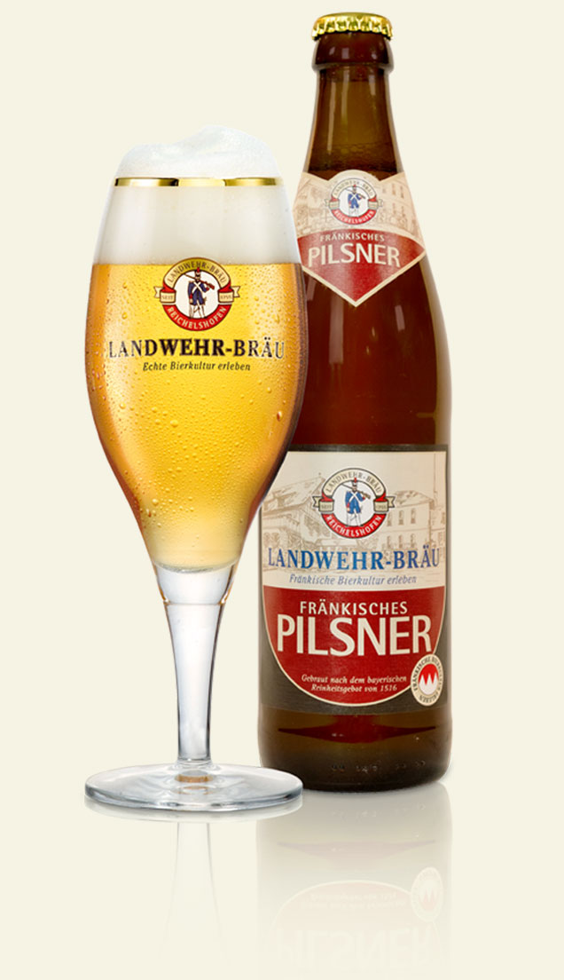 Pilsner Bier Landwehr Bräu Rothenburg