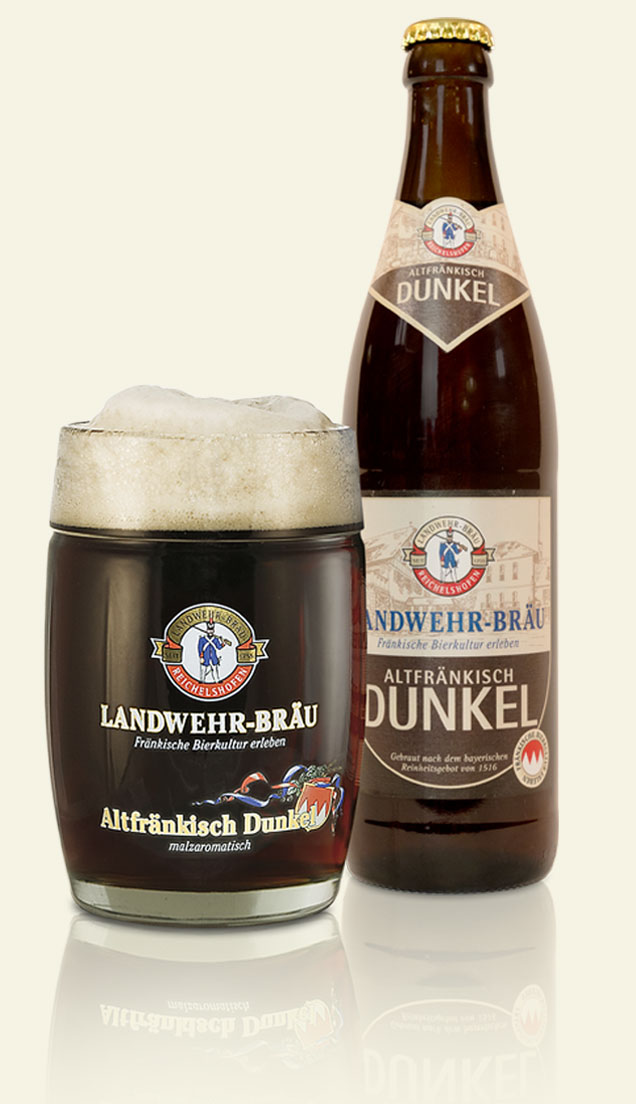 Altfränkisch Dunkel Bier Landwehr Bräu Rothenburg