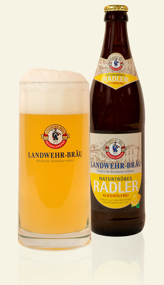 Radler alkoholfrei Bier Landwehr Bräu Rothenburg