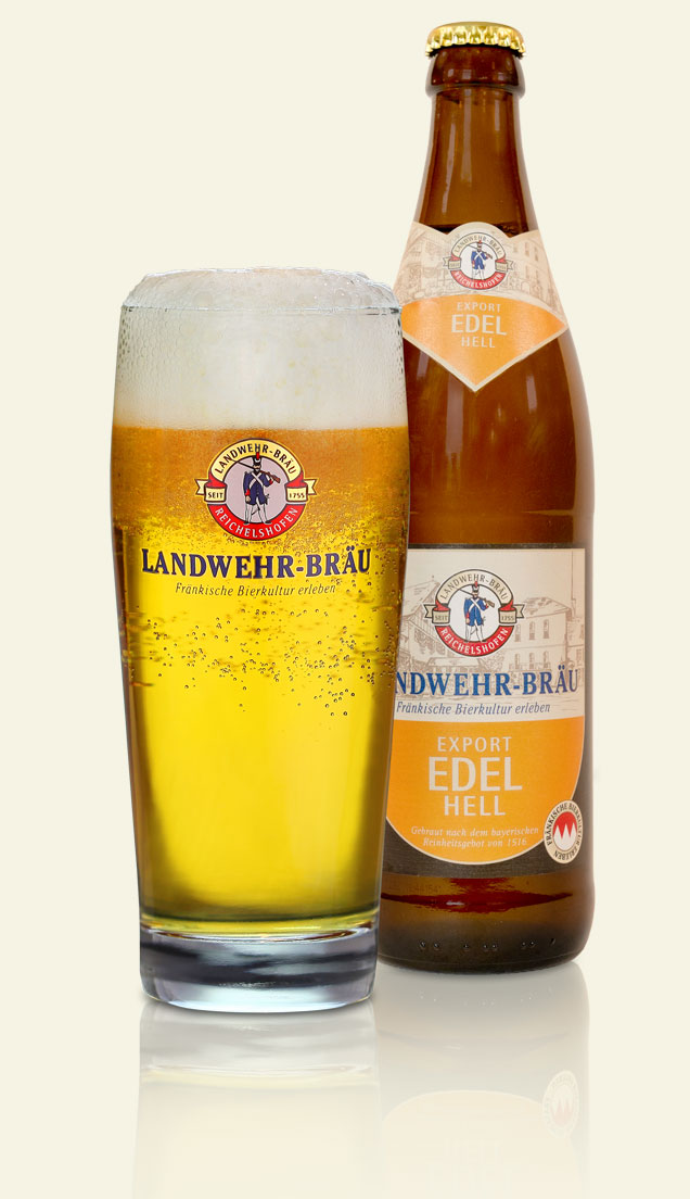 Export Edel Bier Landwehr Bräu Rothenburg
