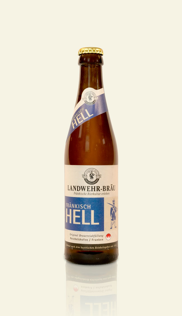 Helles Bier Landwehr Bräu Rothenburg 0,33l