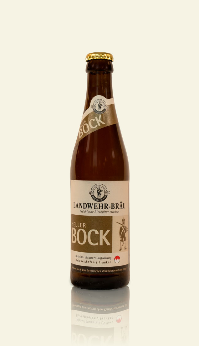 Landbock Hell Bier Landwehr Bräu Rothenburg