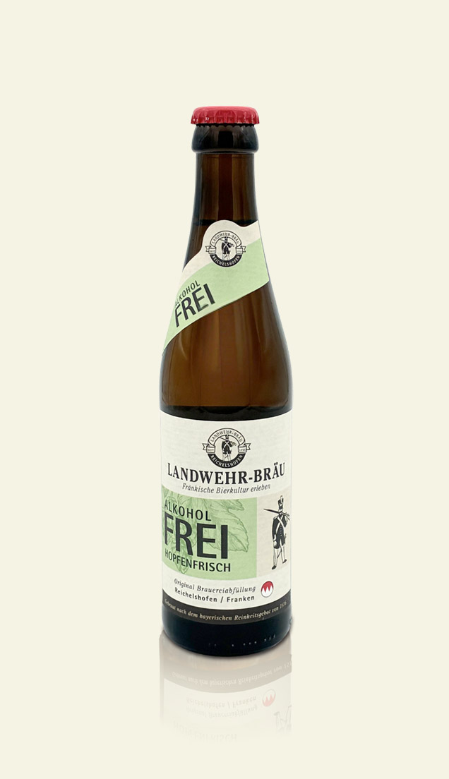  Alkohol FREI Hopfenfrisch Bier Landwehr Bräu Rothenburg