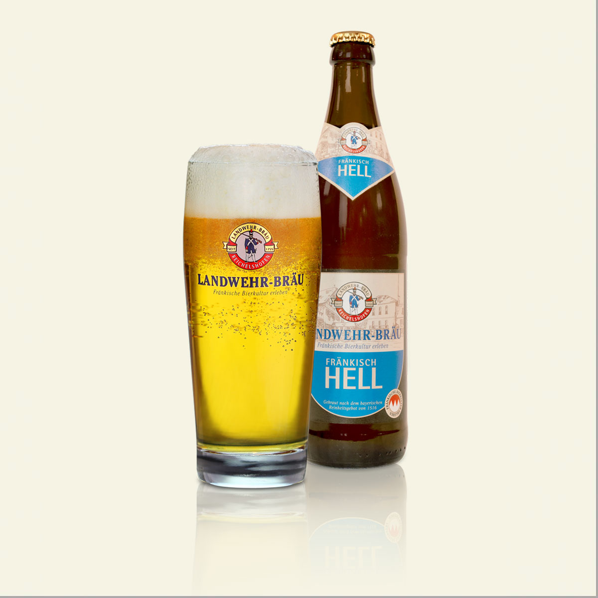 Landwehr-Bier Hell 0,5l