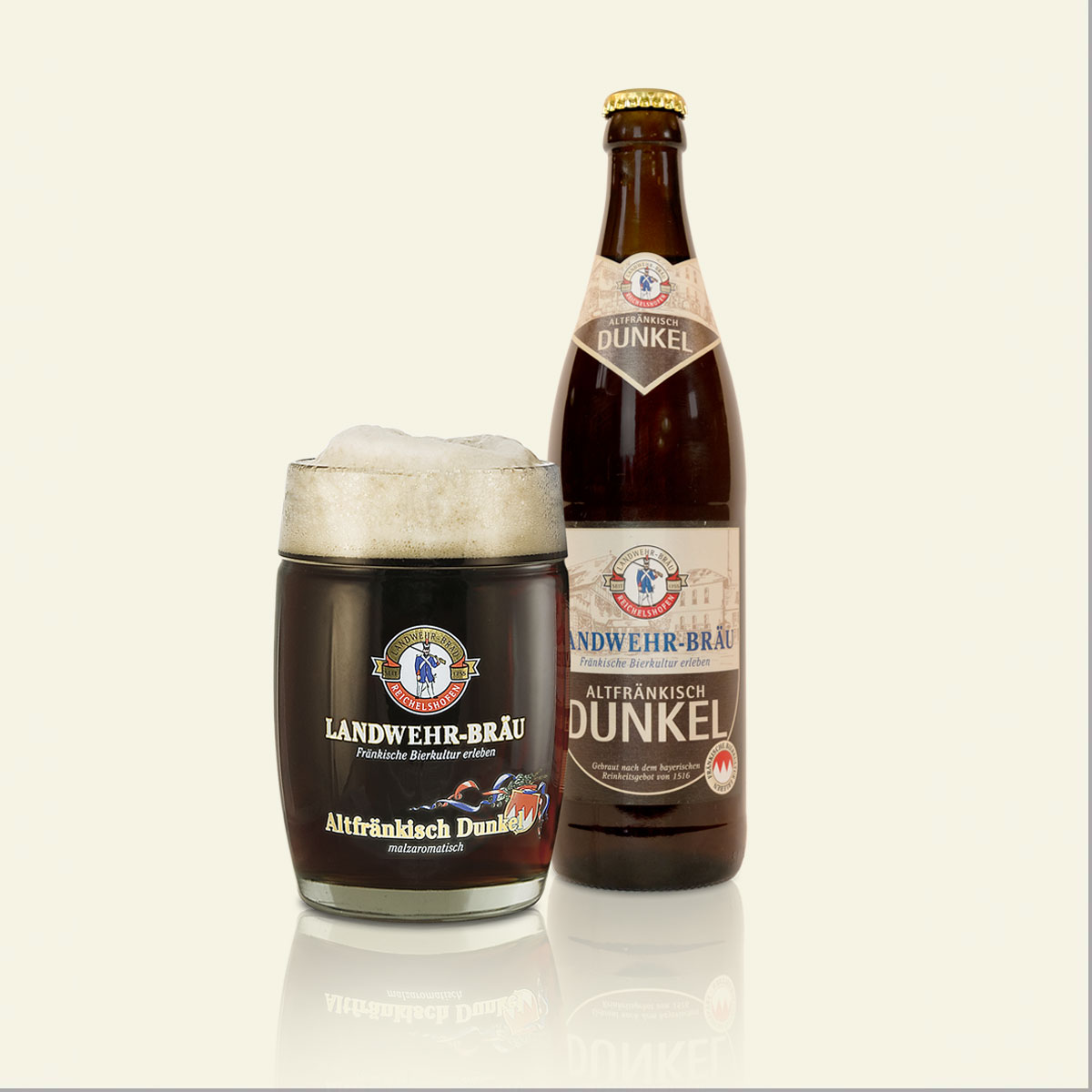Landwehr-Bier dunkel