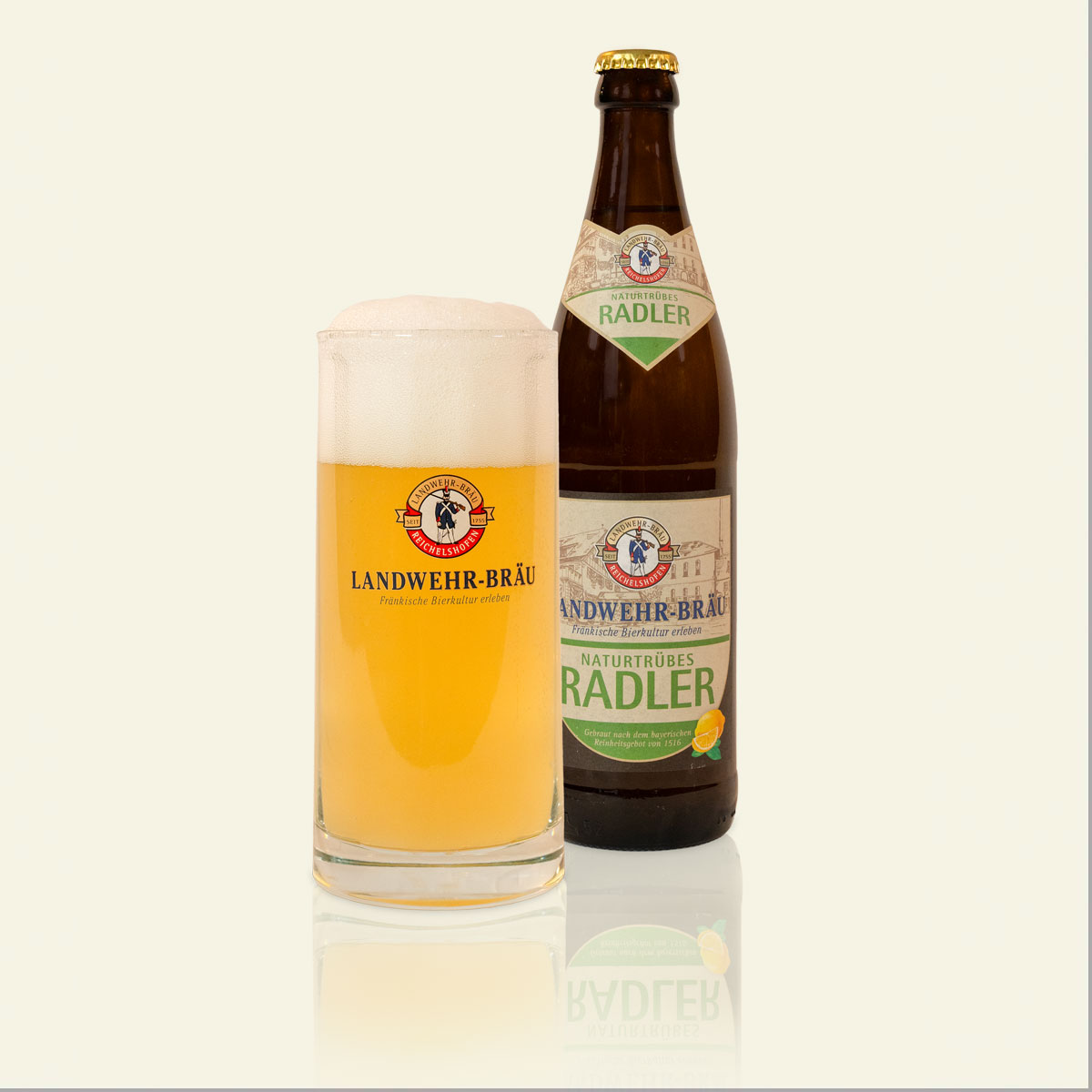 Landwehr-Bier Naturtrüb Radler alkohol