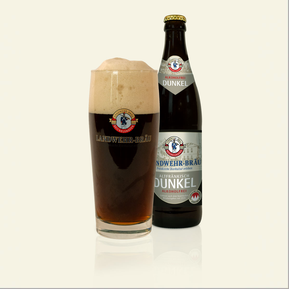 Landwehr-Bier ALTFRÄNKISCH DUNKEL alkoholfrei 0,5 l