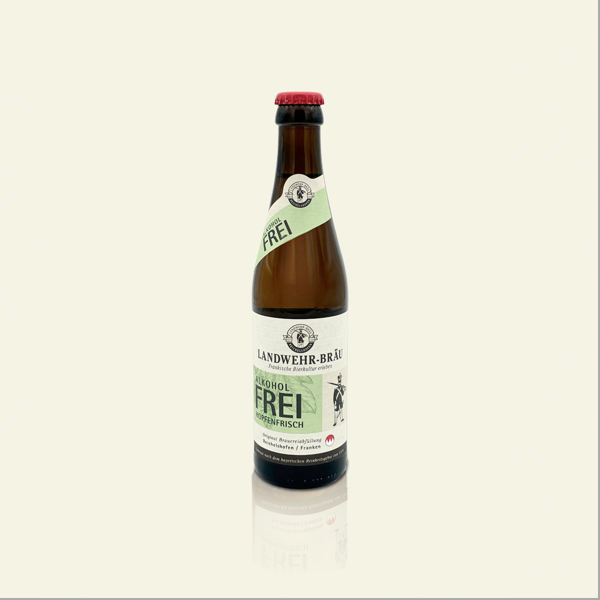 Landwehr-Bier Alkohol FREI Hopfenfrisch