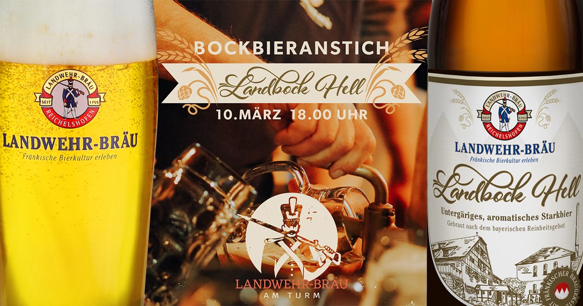 Bockbieranstich 2023 Landwehr Bräu am Turm