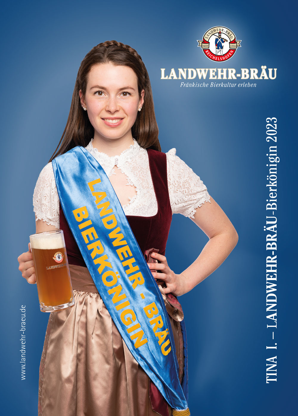 Landwehr Bräu Bierkönigin Tina 2023