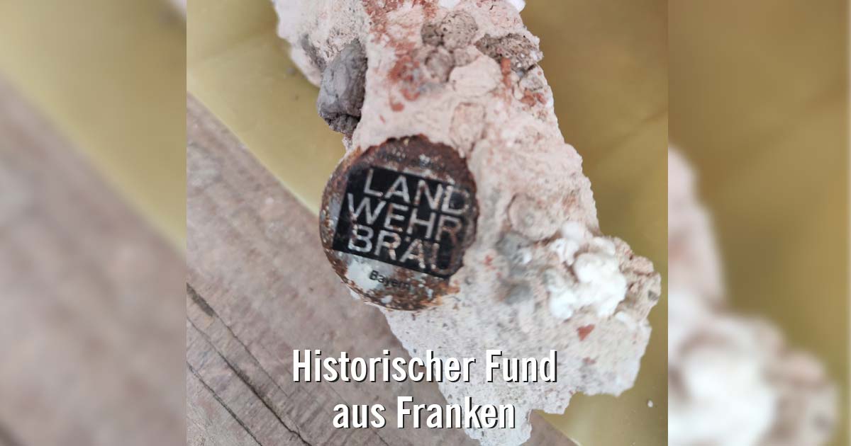 Historischer Kronkorken Fund