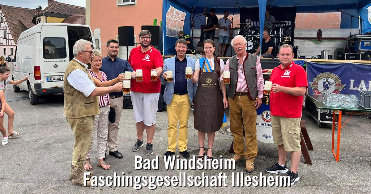 Bierkönigin Tina in Bad Windsheim