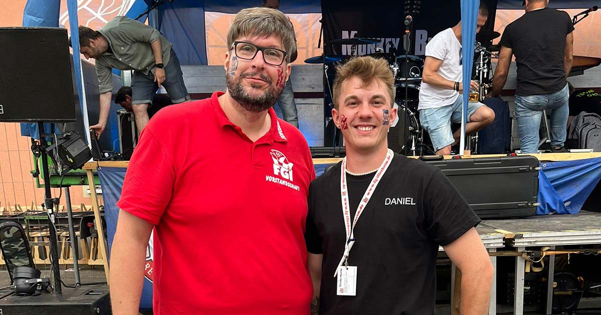 Bierkönigin Tina in Bad Windsheim