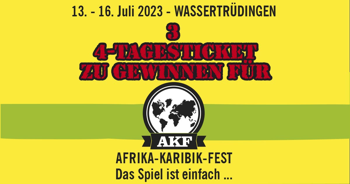 Landwehr Bräu Afrika-Karibik-Fest Gewinnspiel