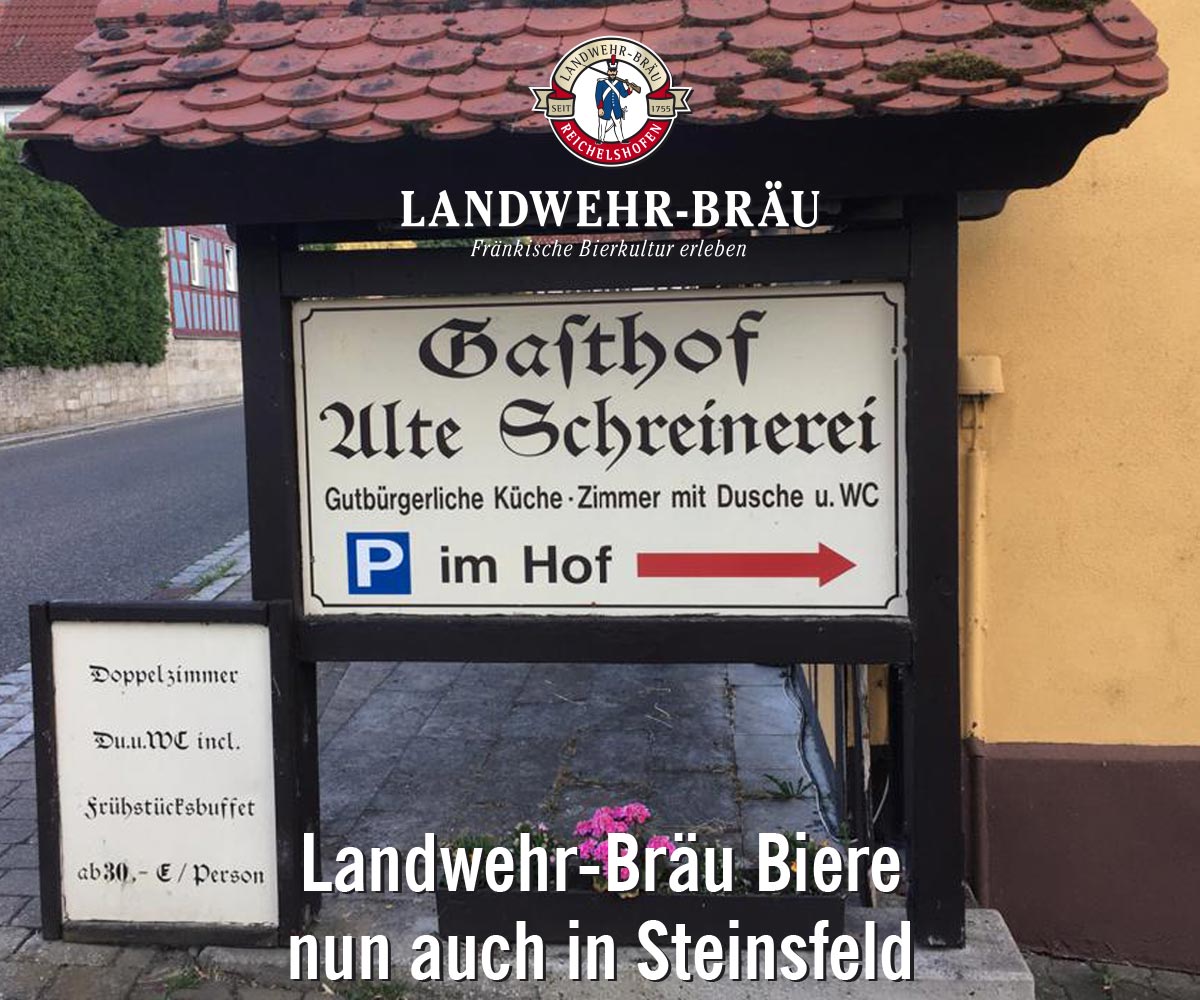 Landwehr Bräu Bier in Alter Schmiede Bettwar
