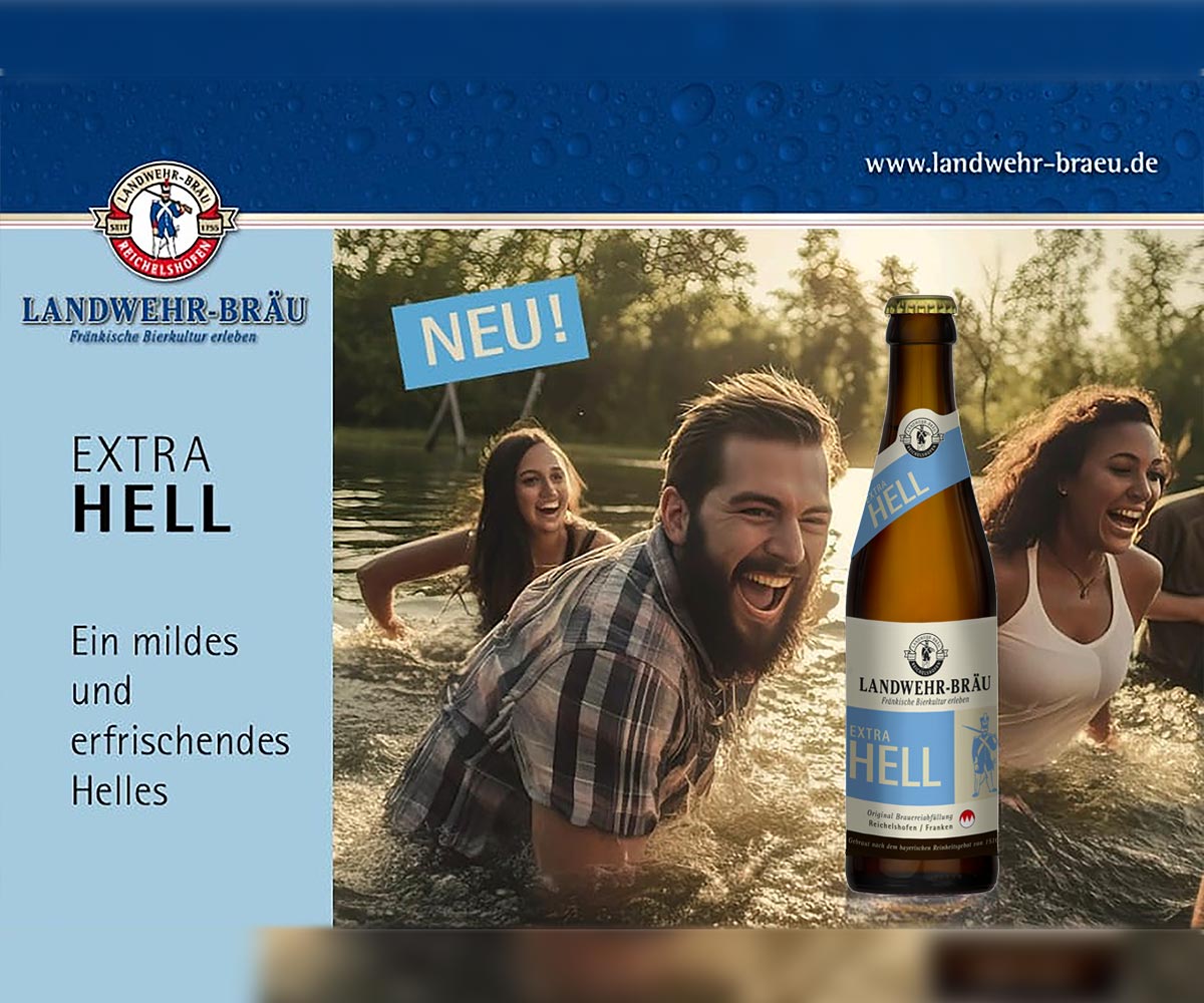 Landwehr Bräu neues Bier Helles
