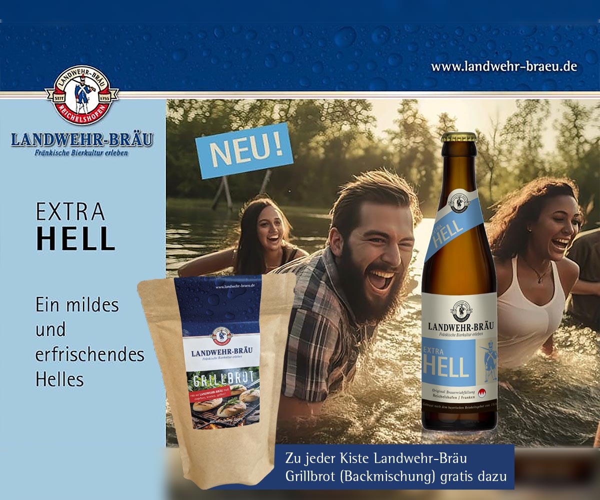 Aktion Zum Kasten Extra Hell ein Grillbrot dazu