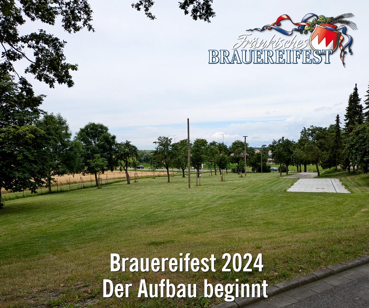 Brauereifest Aufbau 2024