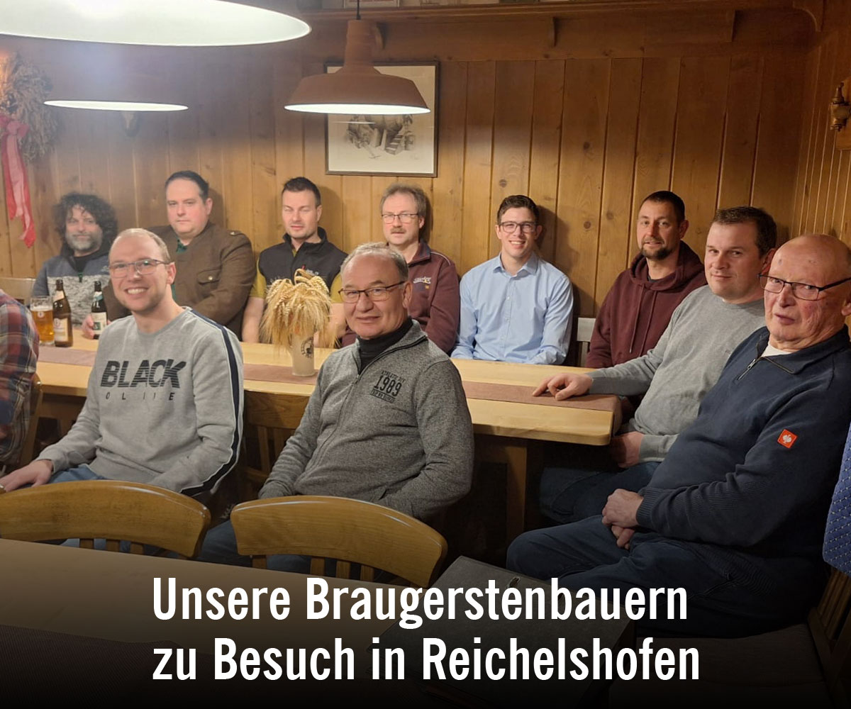 Unsere Braugerstenbrauer zu Gast bei Landwehr-Bräu