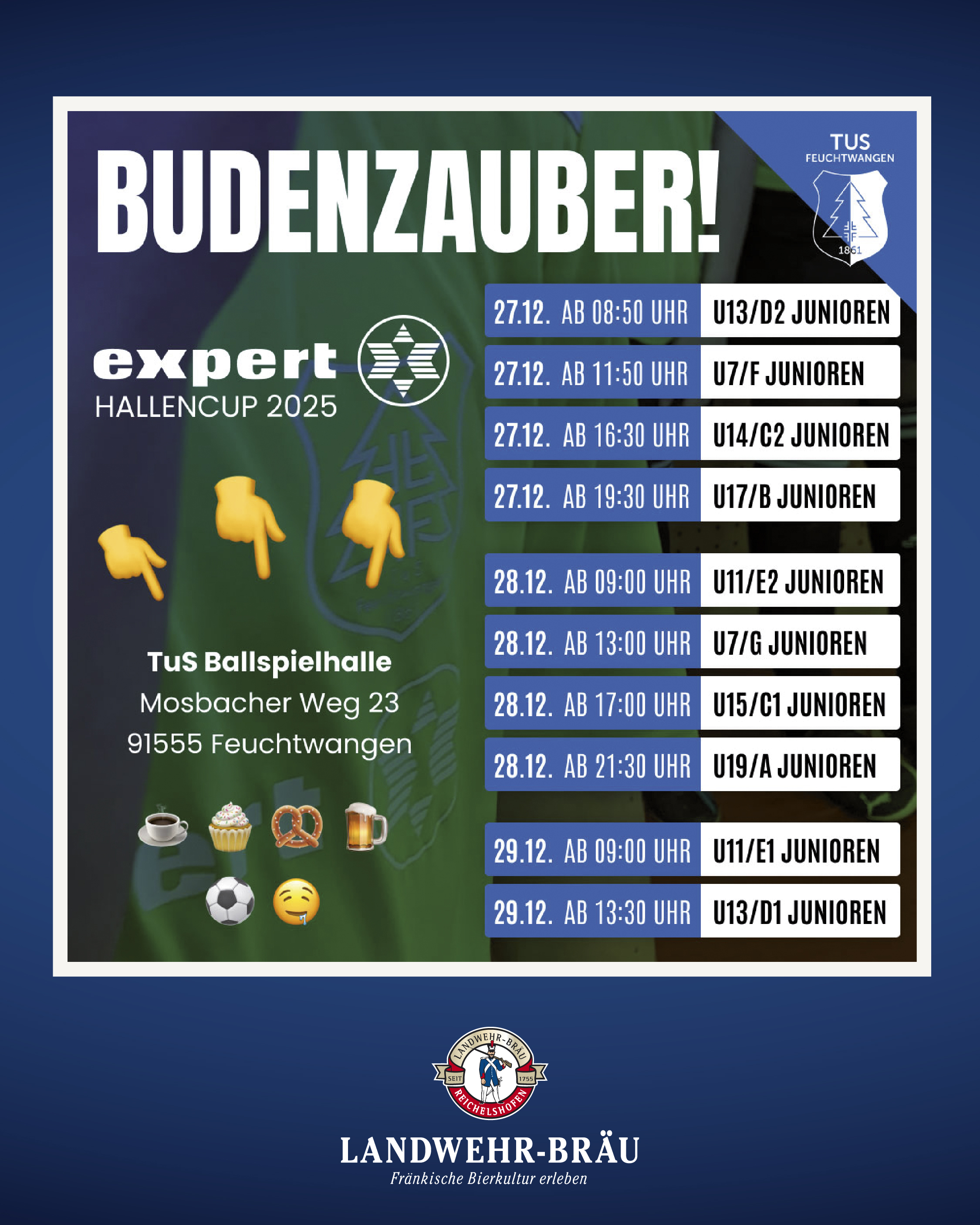 TuS Feuchtwangen Turnier und Budenzauber. Kommt vorbei!