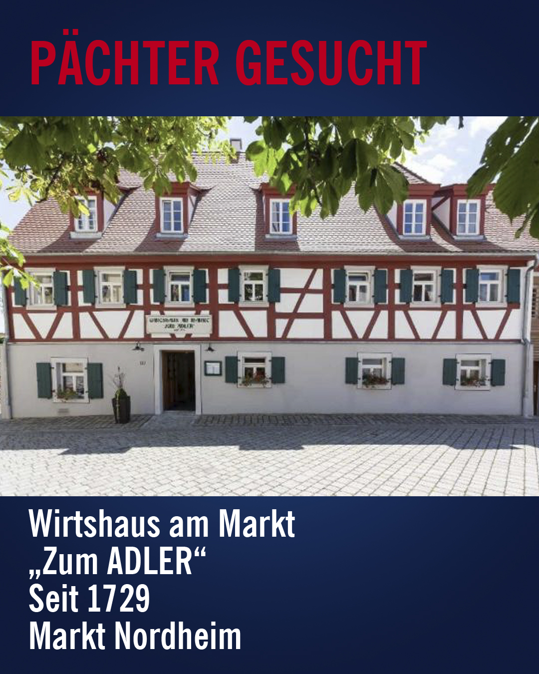 Pächter gesucht